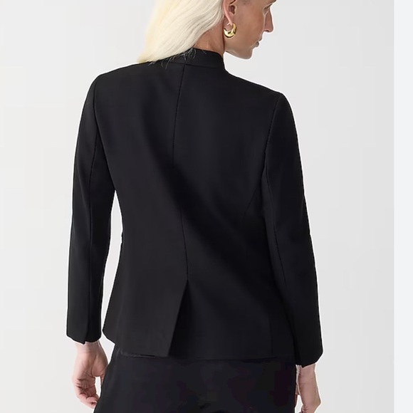 J Crew Women’s Going-Out Black Blazer in Stretch Twill size 0 - Picture 3 of 5